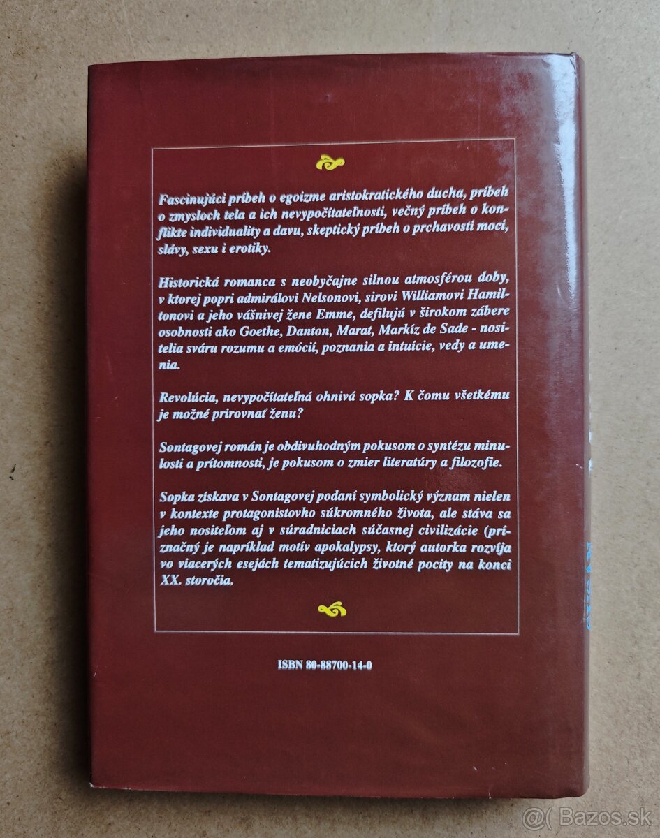 Susan Sontagová: MILENEC SOPKY - 4