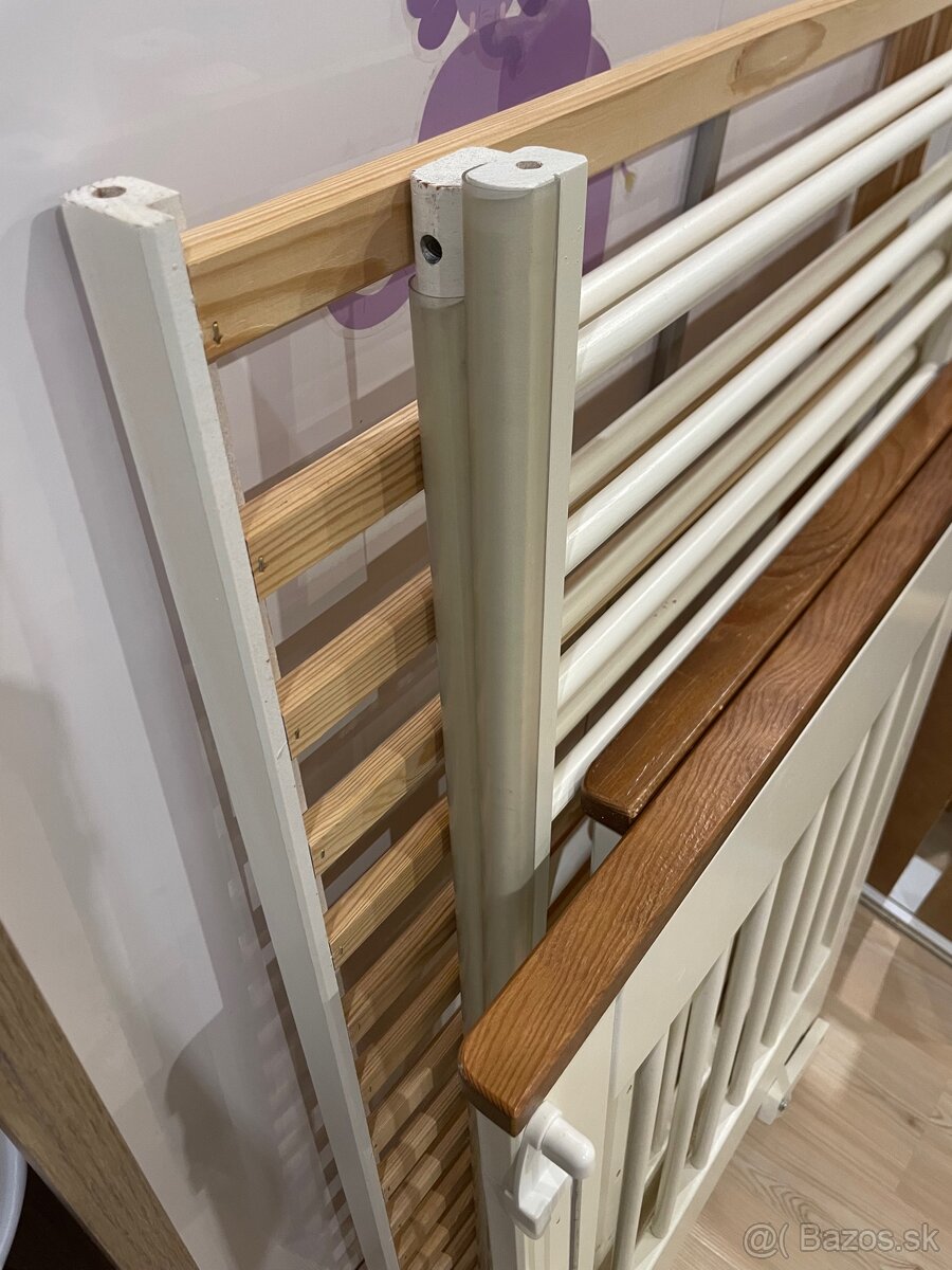 Detská postieľka s hojdacím mechanizmom / kolíska 120x60 - 4