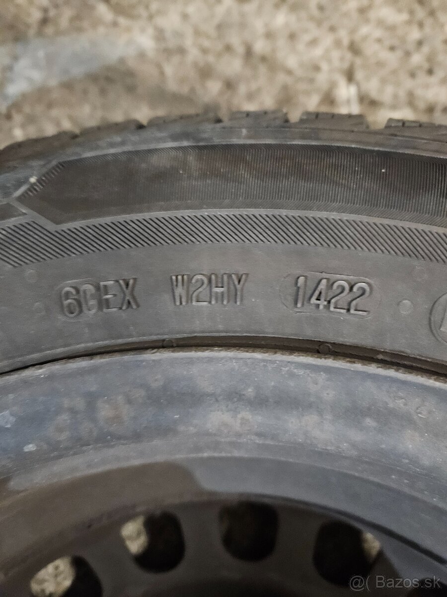 Zimné pneumatiky Barum Polaris 5 175/65 R14 + plechové disky - 4