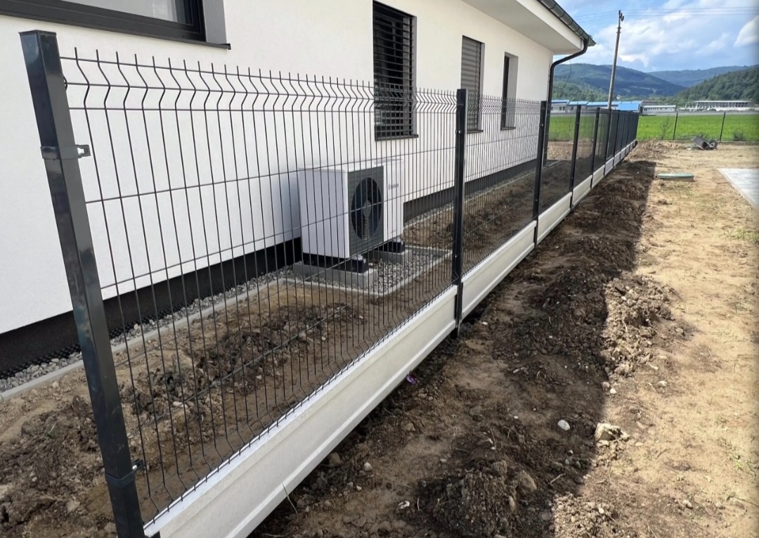 Betonovy plot, Podhrabove dosky 3d 2d Montáž - 4