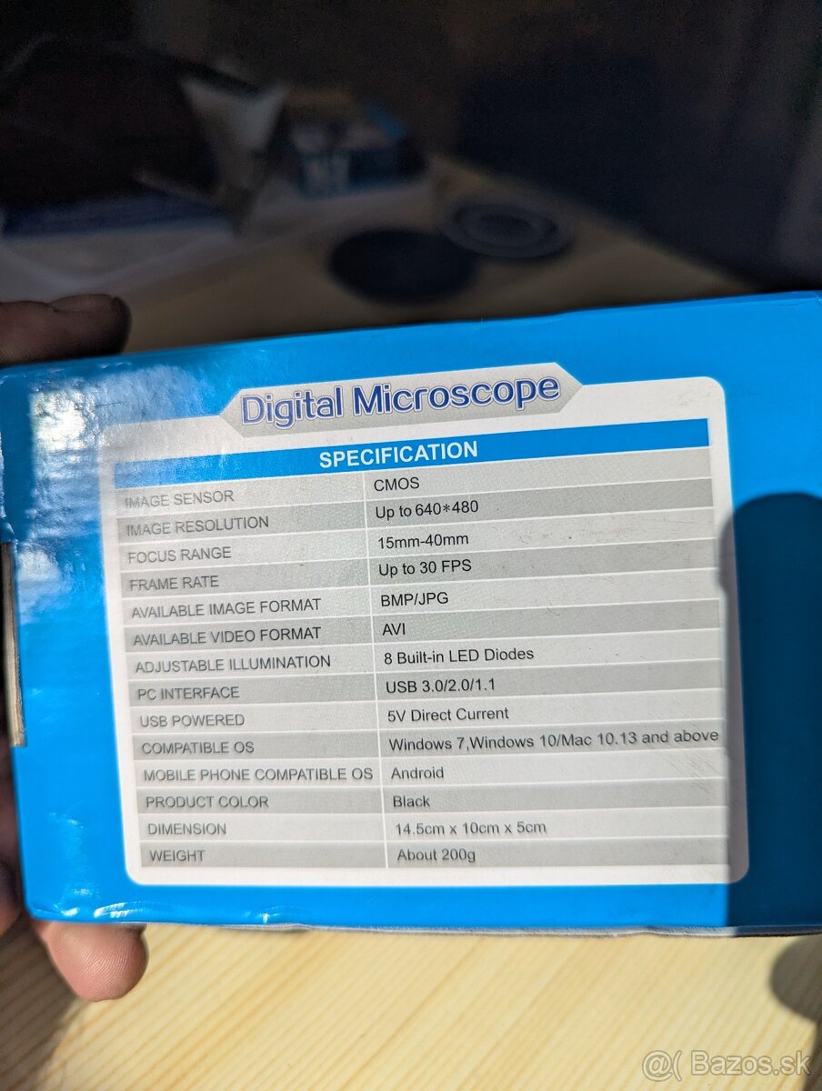 Digitálny USB mikroskop 0–1600× - 4