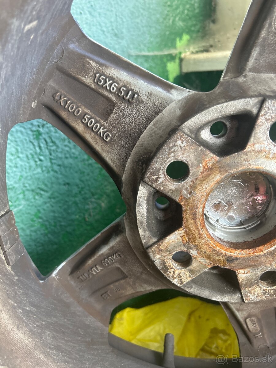 Elektróny 15x6,5JJ a letné pneumatiky 195/65 R15 91T - 4