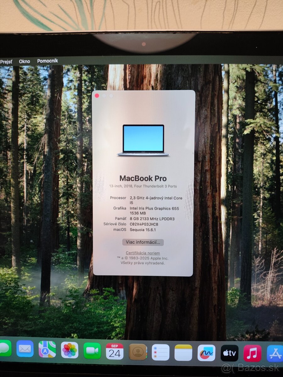 MacBook Pro A1989 (2018) | 8 GB RAM | 256 GB SSD - 4