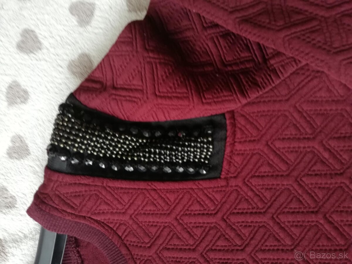 Bordová mikina L damska - 4