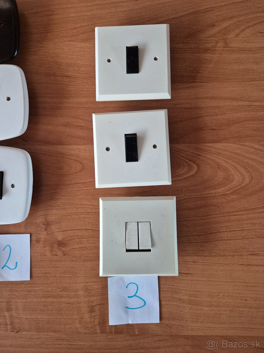 Retro jednovypínače, dvojvypínače - 4