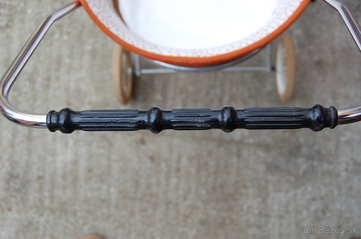 Detský retro kočík pre bábiky. - 4