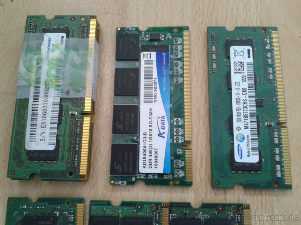 notebokove ram ddr1-2-3 za 10e kus - 4
