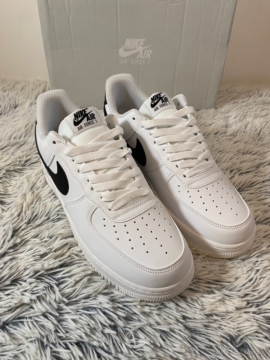 Nike Air Force 1 “ biela - čierna” - 4