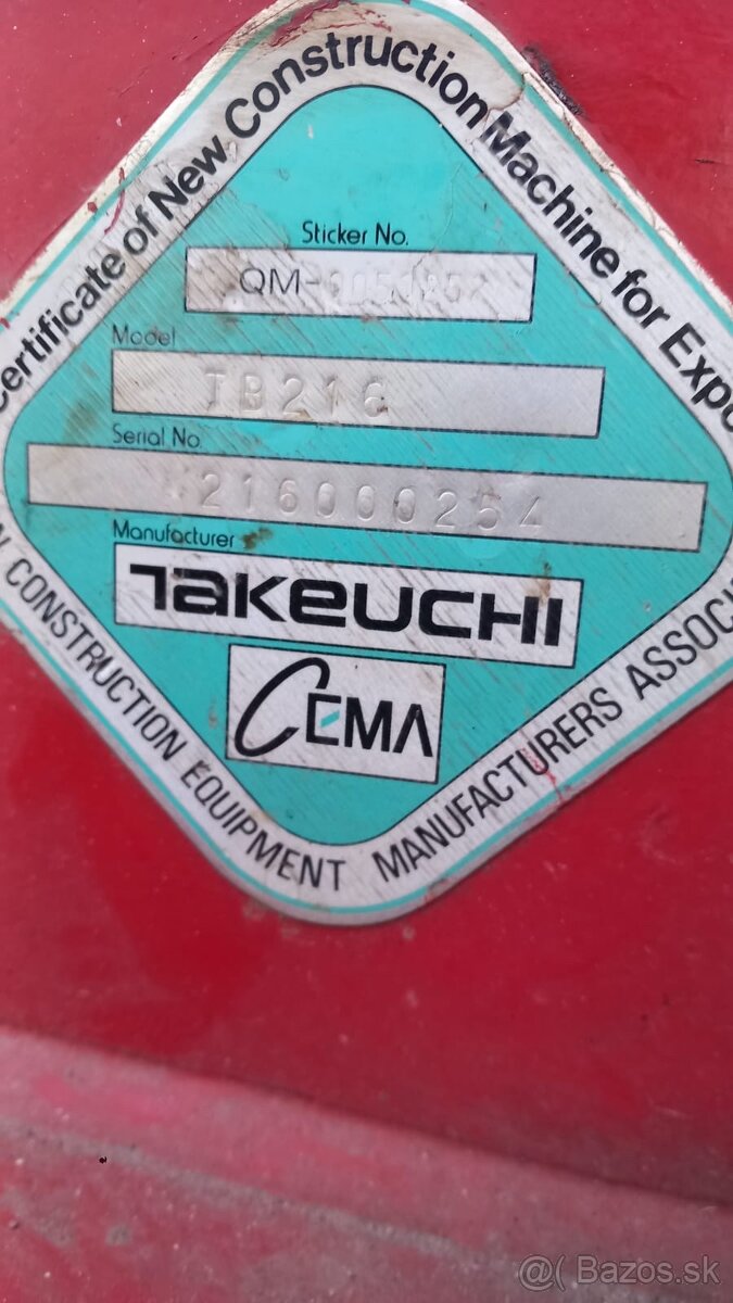 Takeuchi TB216 - 4