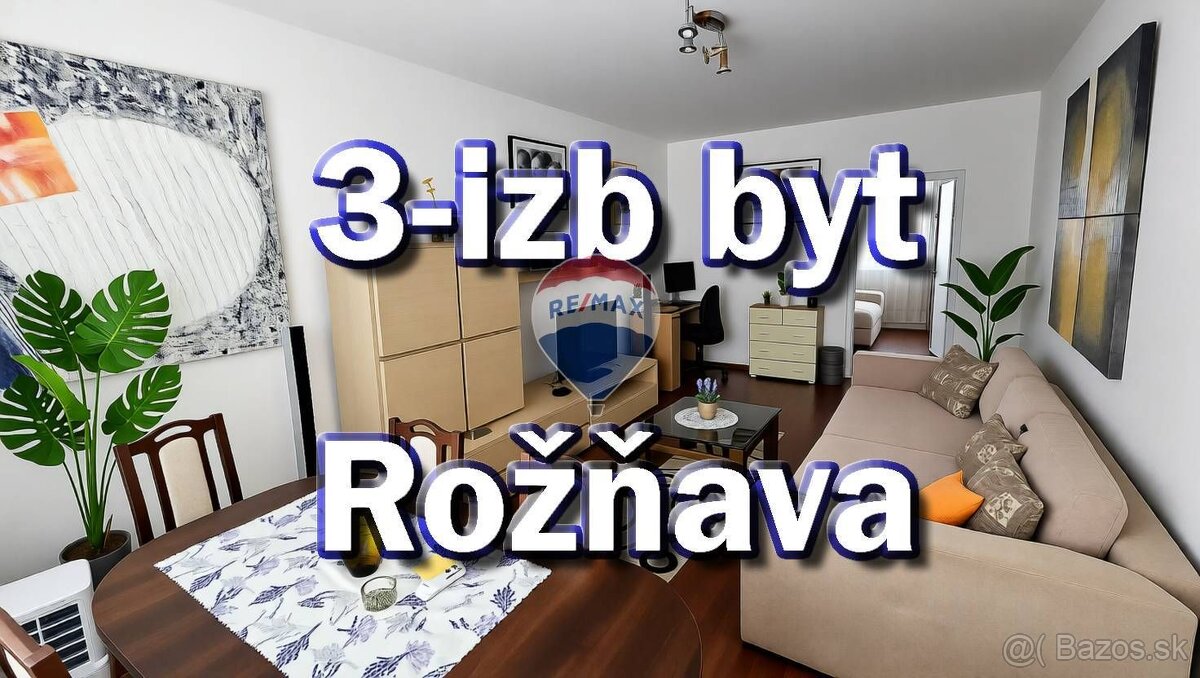 3 izbovy byt Okružná Rožňava - 4