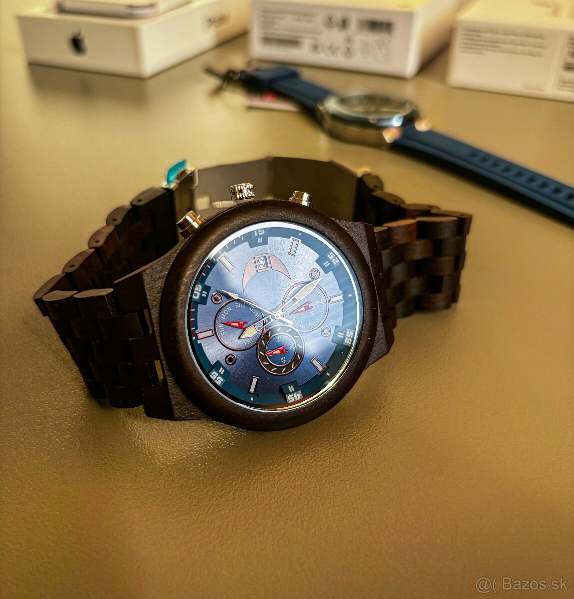 Drevené pánske hodinky - 4