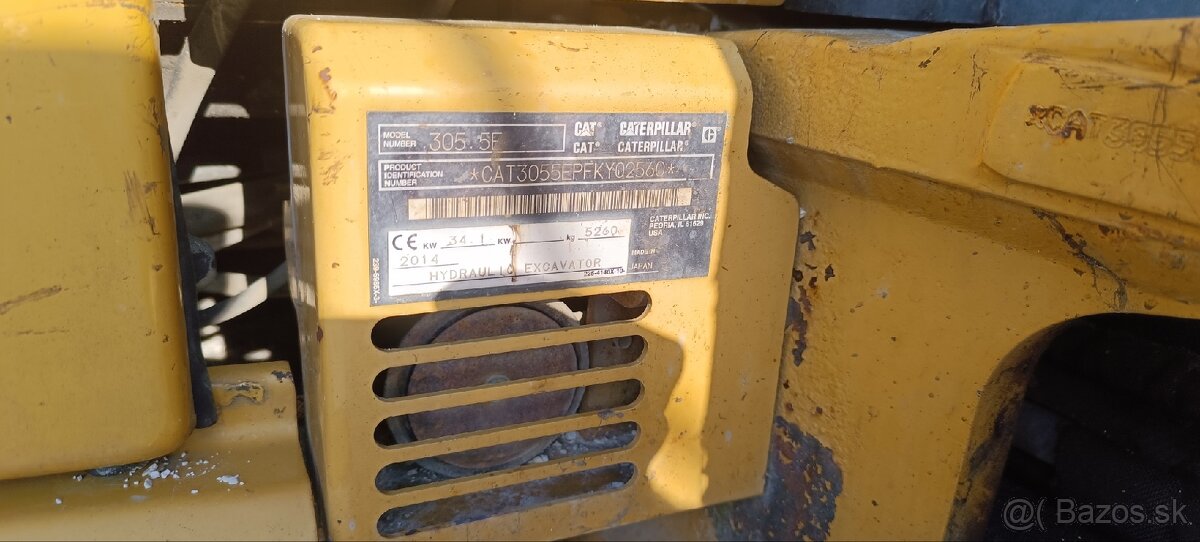 Predám báger CAT 305.5E CR - 4