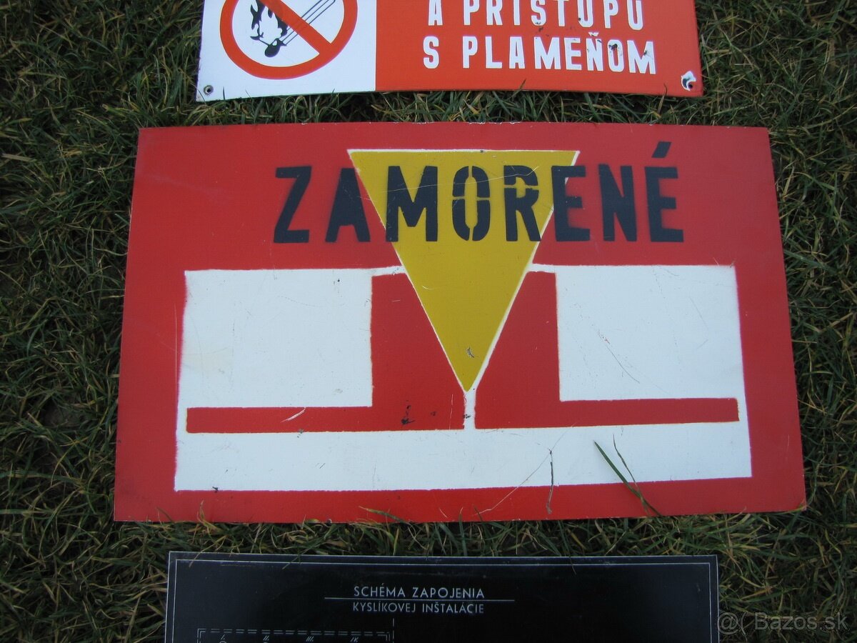 Staré smaltované tabule - 4