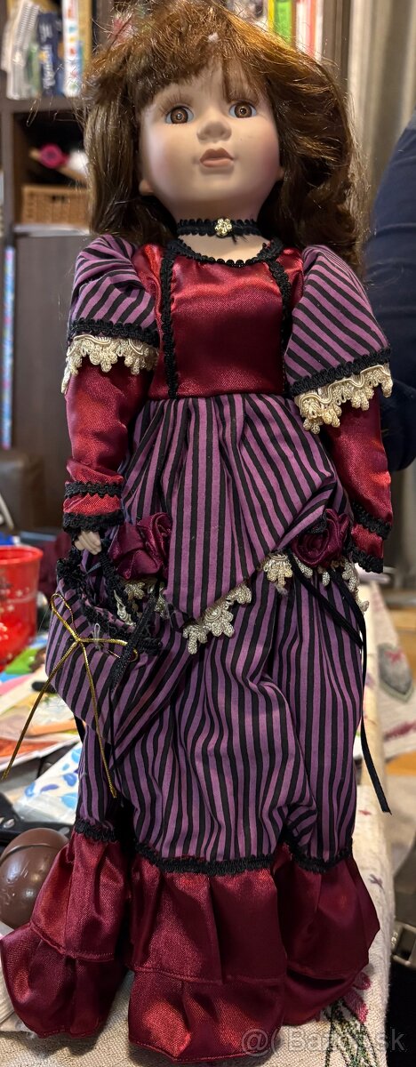 Porcelánová bábika 45 cm - 4