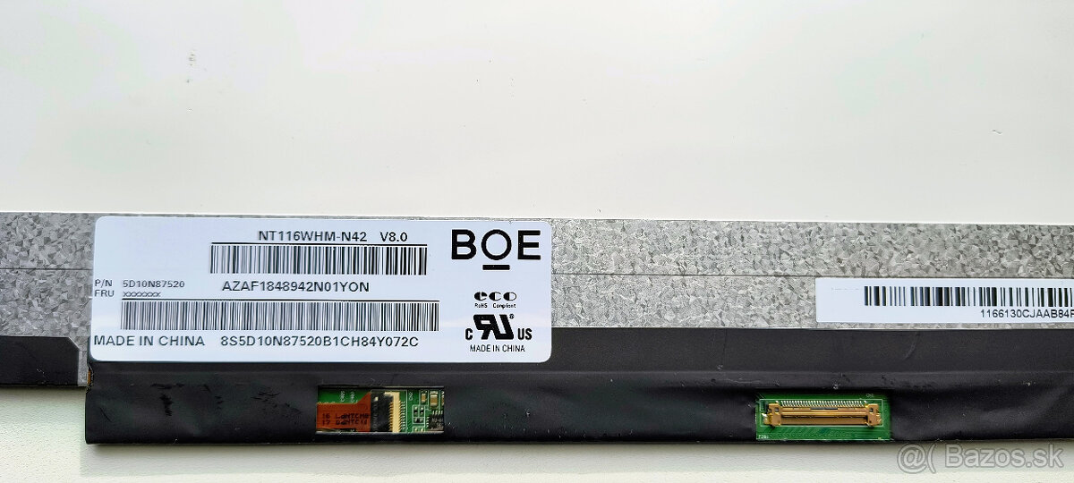 LCD display pre notebook 11.6" 1366x768 WXGA 30pin eDP Sli - 4