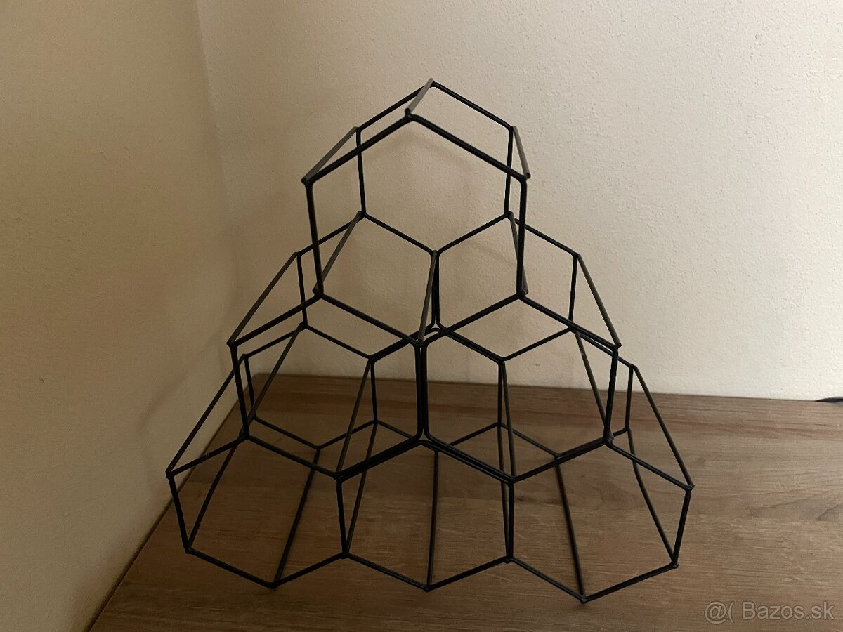 Predám kovový držiak na víno - 4