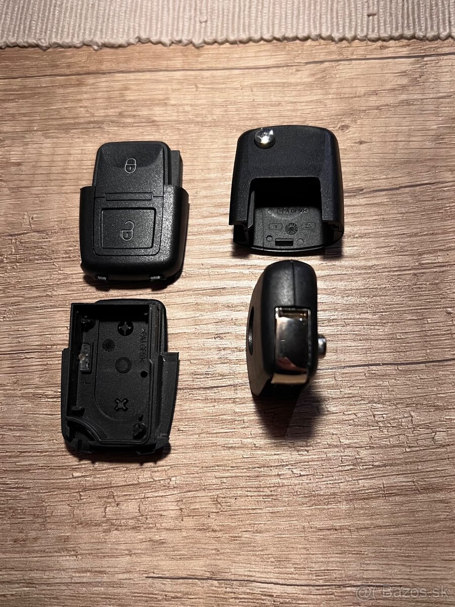 Komplet kľúč, obal kľúča DO VW AUDI SEAT ŠKODA - 4