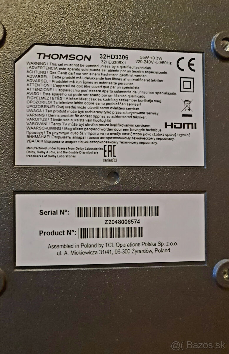 Thomson 32HD3306 - 4