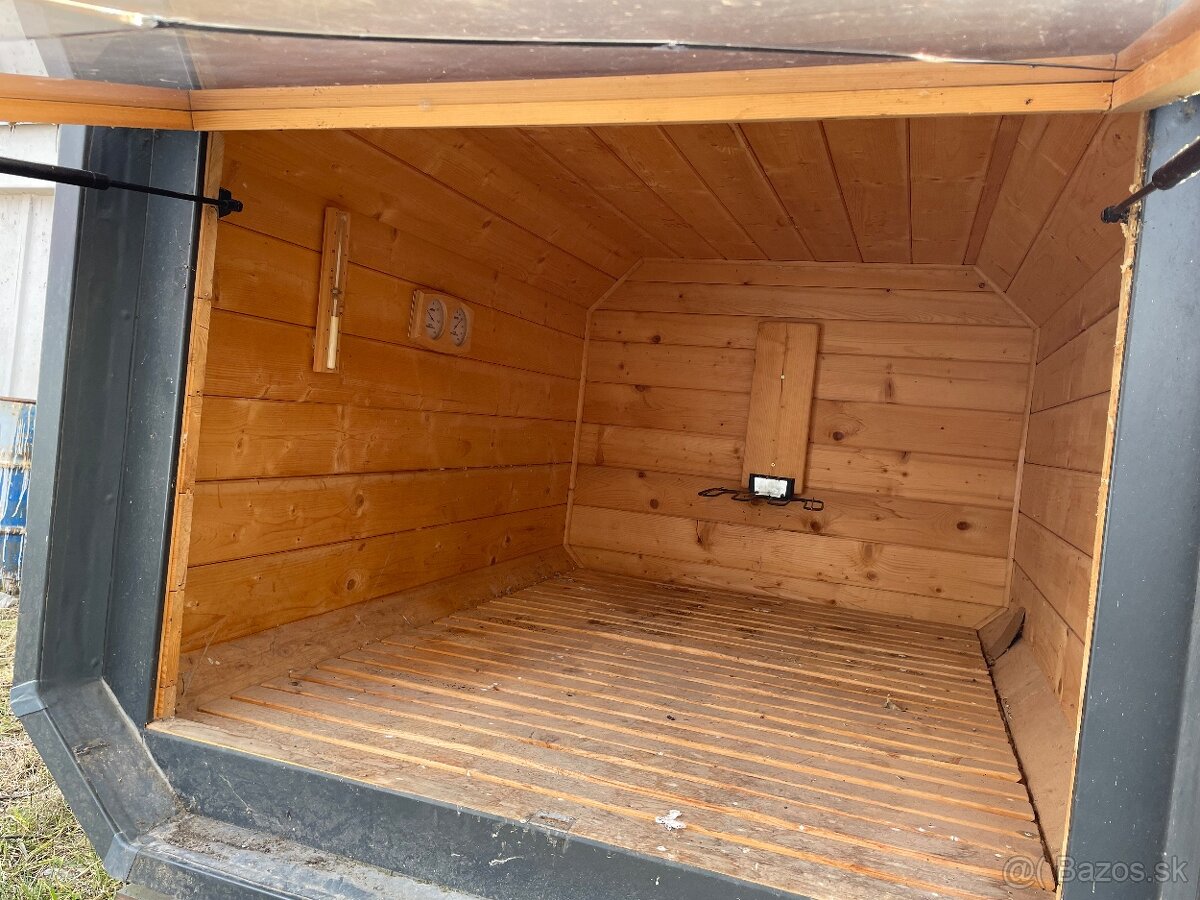 Sauna na chatu, záhradu, dom alebo korbu auta z dreva - 4