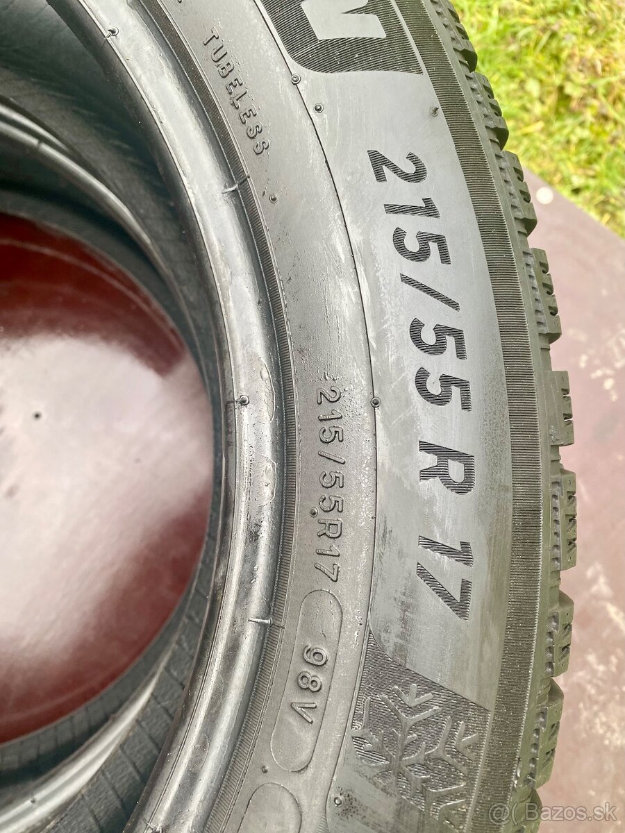215/55 r17 zimné MICHELIN 98V - 4