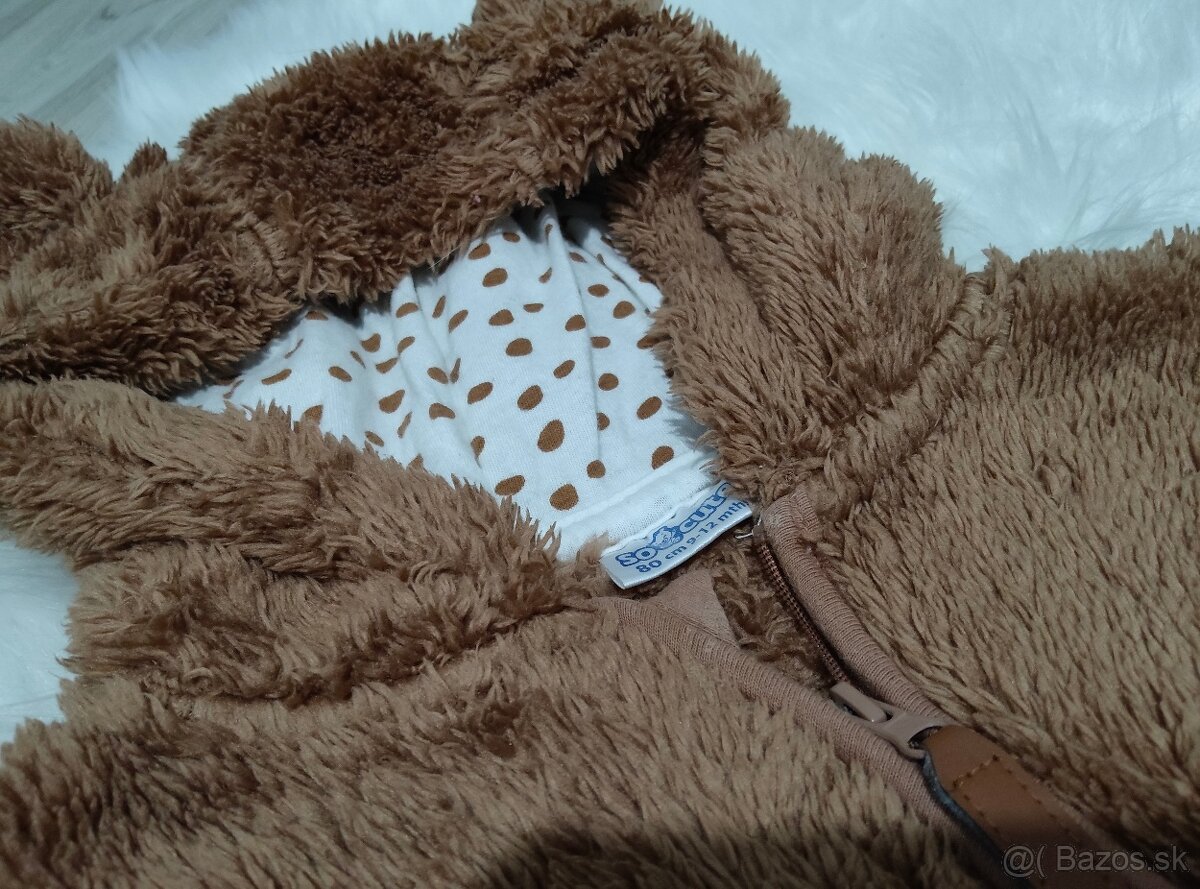 TEDDI overal pre bábätko 80 🐻🤎 - 4