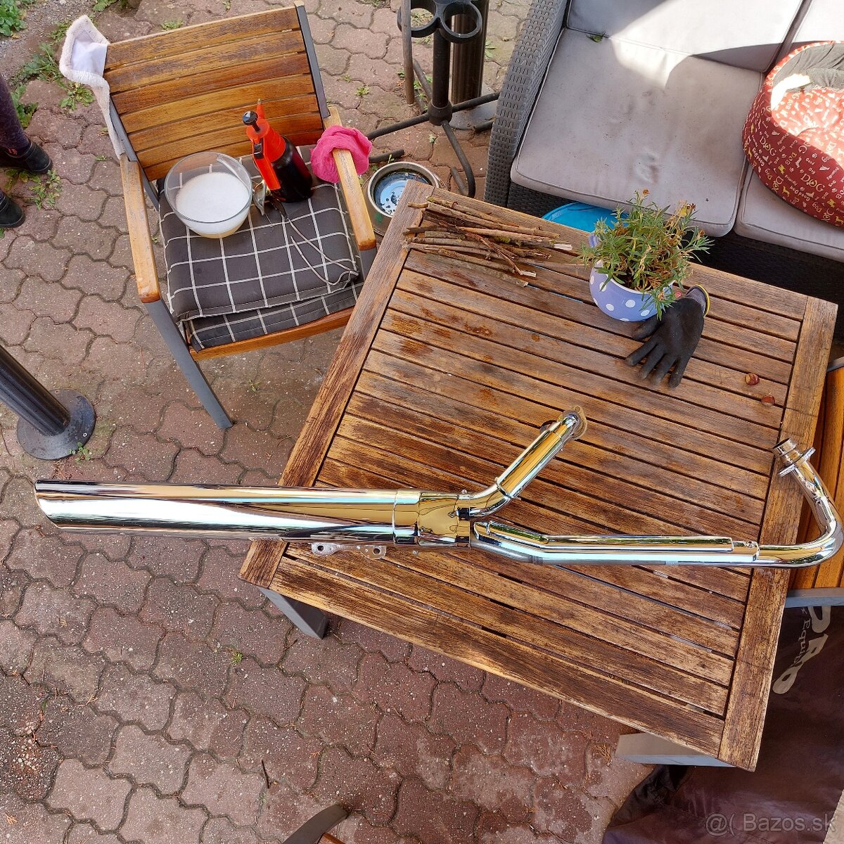 Honda Shadow 125 Original Výfuk - 4