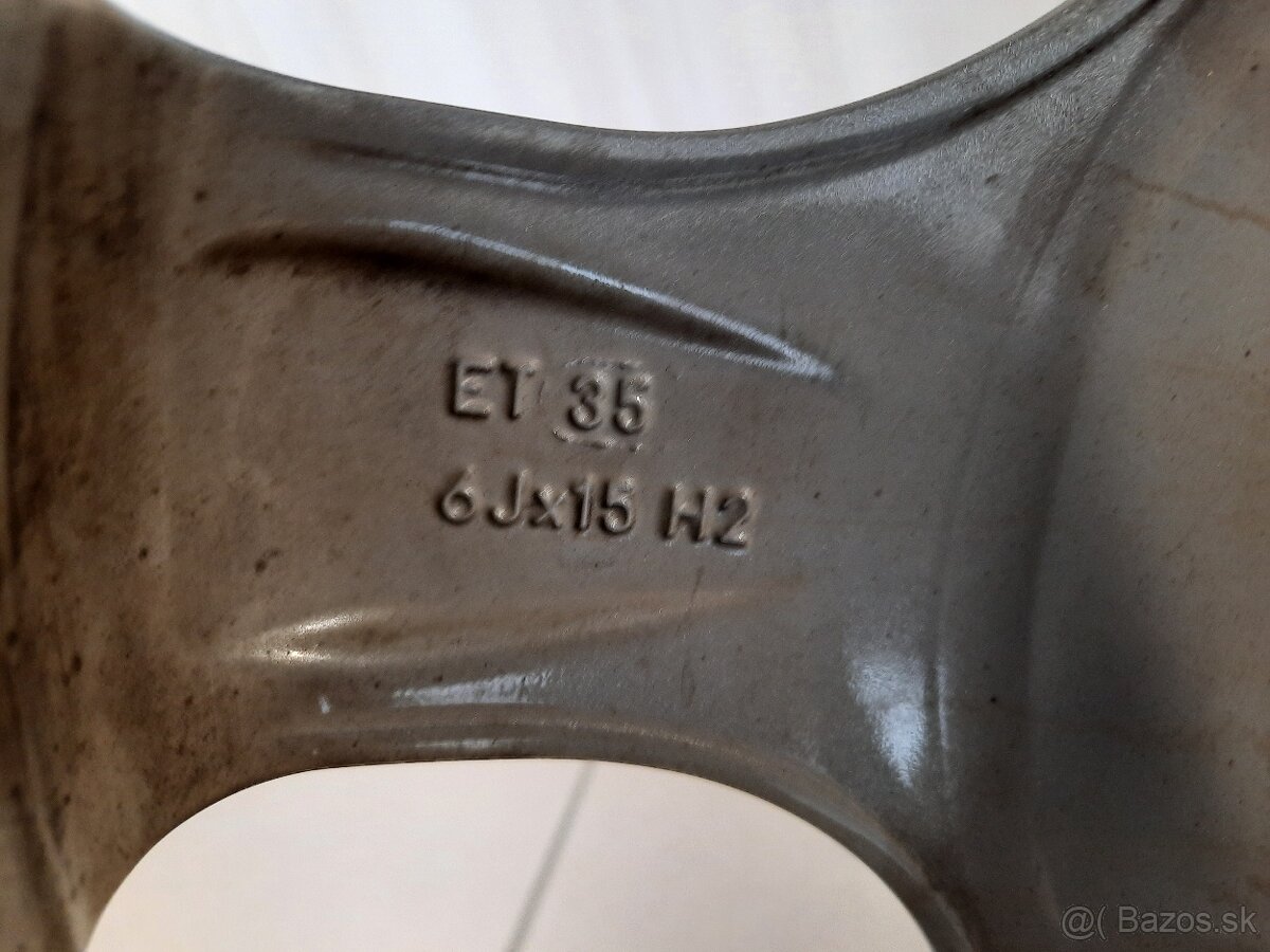 Predám 4x ANZIO alu disky 6Jx15, rozteč 4x100 ET35 - 4