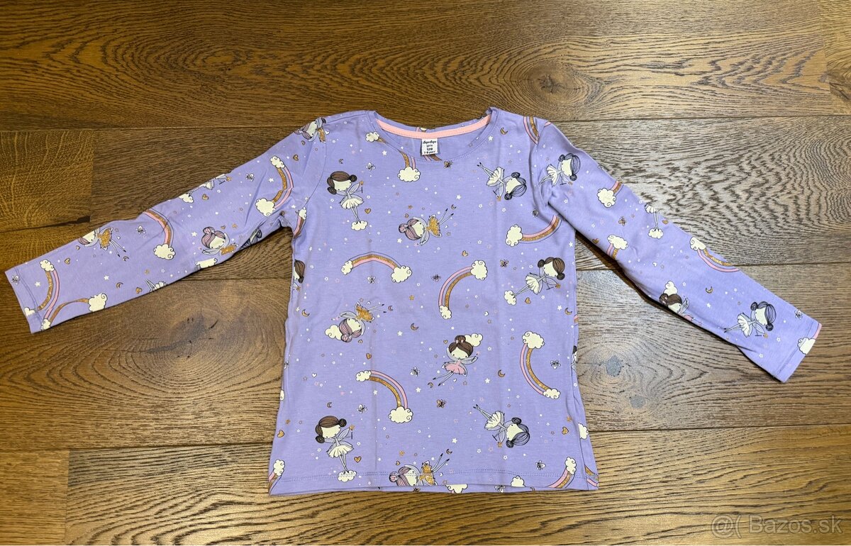 Dlhy a kratky rukav 122/128 - 4