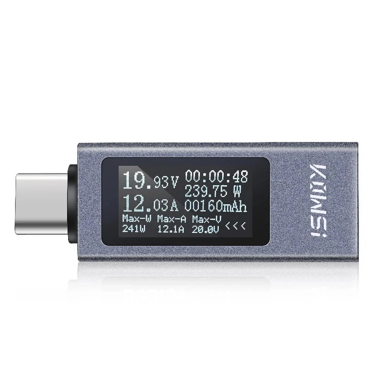 Sikovny USB type C Tester (0-30V, 0-12A) - 4
