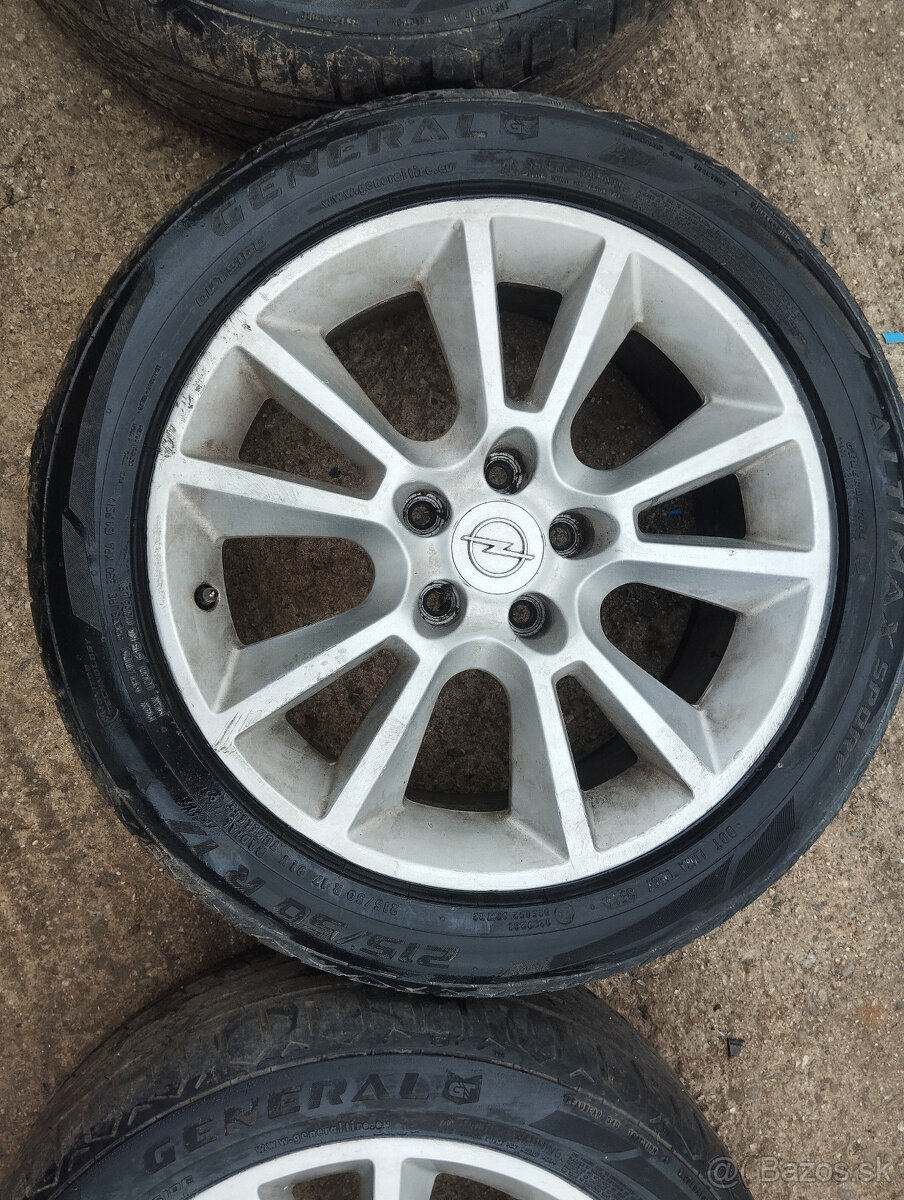 Predám hliníkové disky Opel Astra - 4
