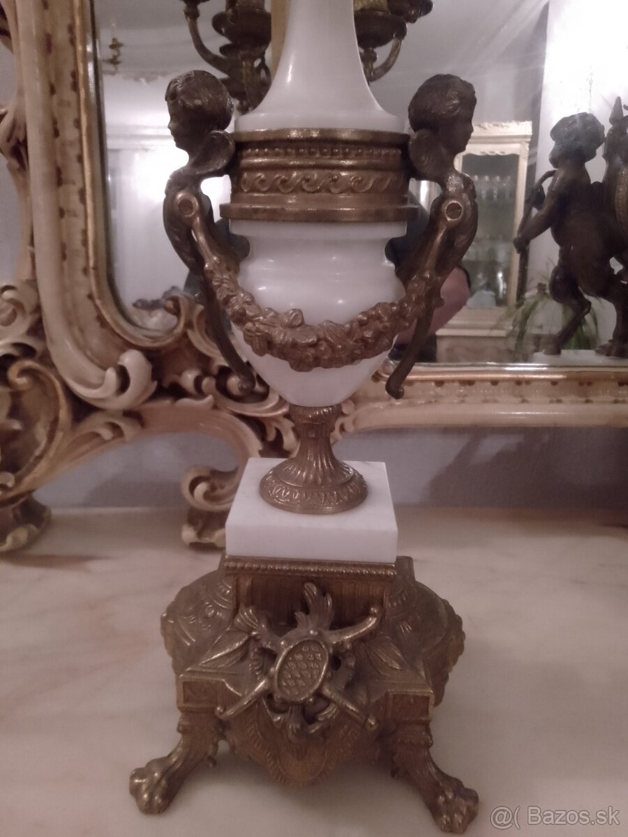 Krbové hodiny so svietnikmi - 4