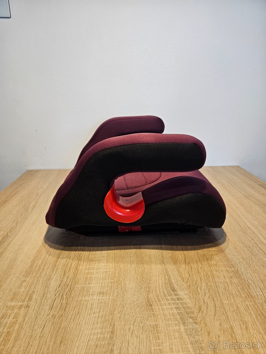 Autosedačka - podsedák CARETERO Isofix navy modrá + bordová - 4