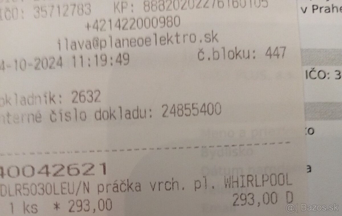 Predám práčku Whirlpool - 4