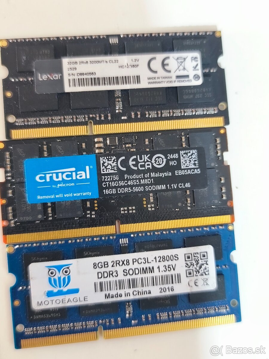 RAM pamäte notebook - 4