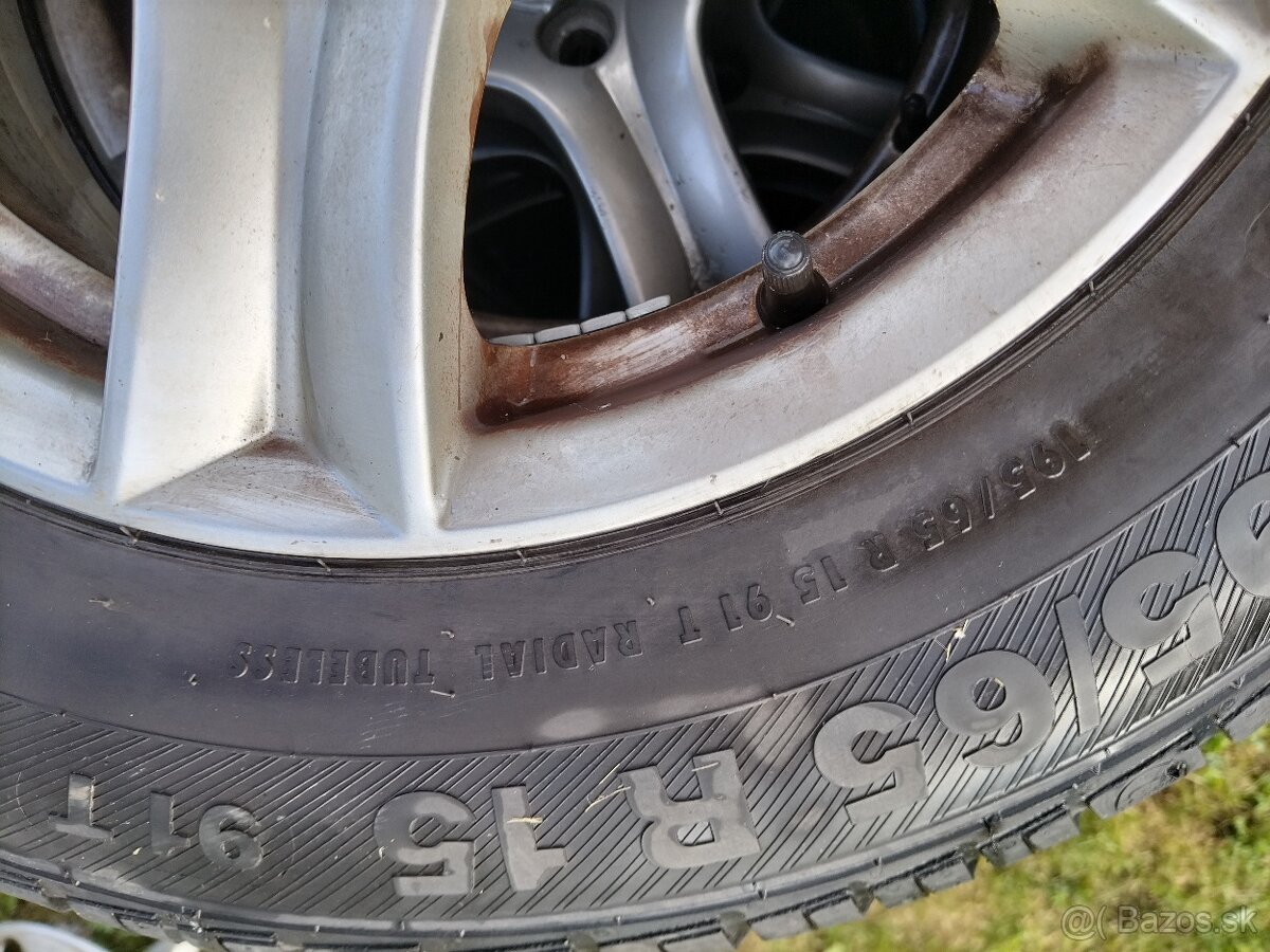 Letné pneu +disky 195/65 R15 91T - 4