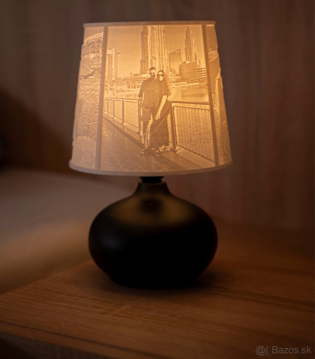 Unikátna stolová 3D lampa - 4