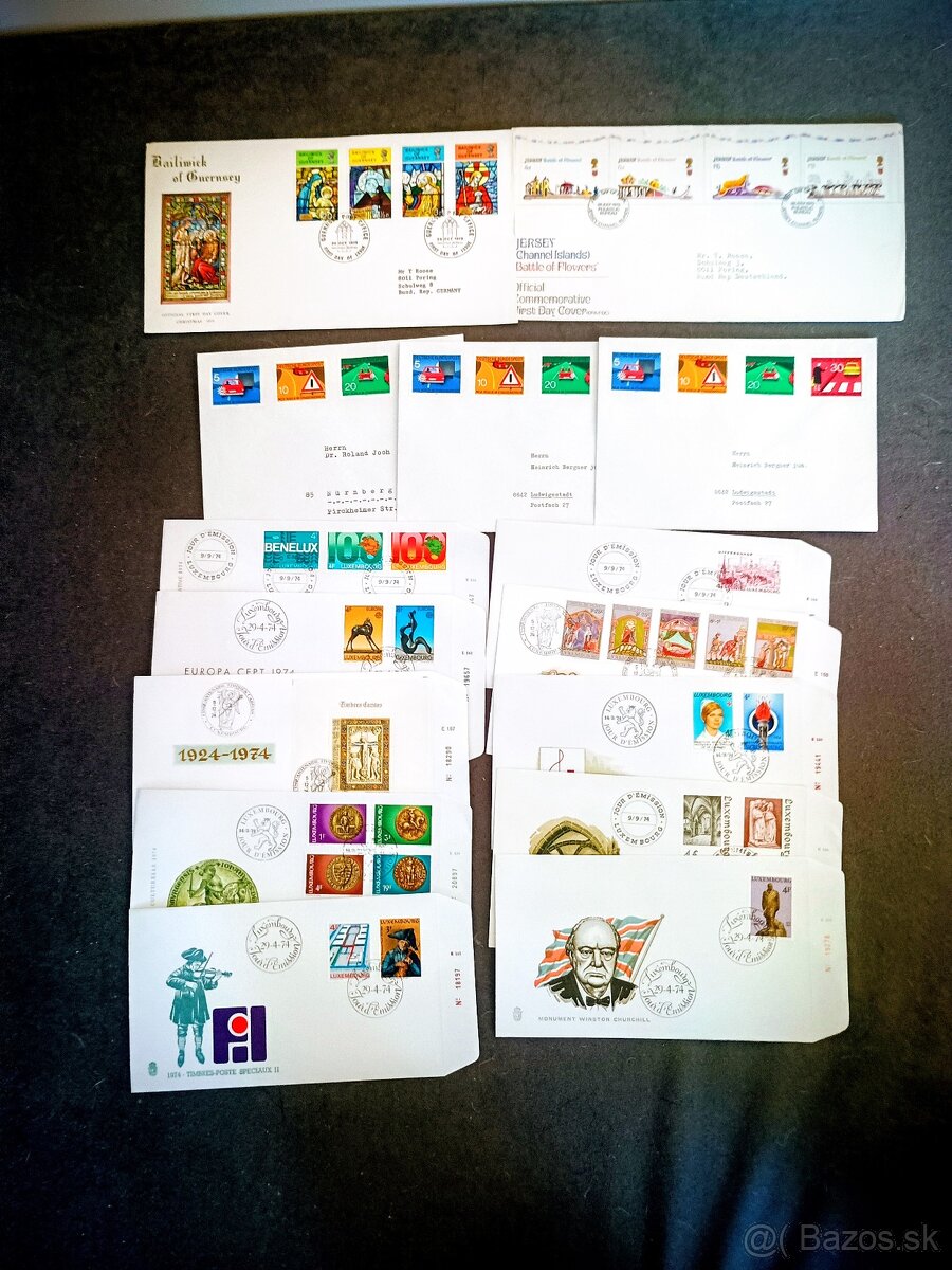 Jersey,Guersey, FDC - 4