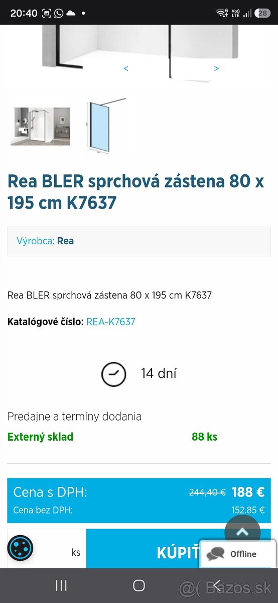 Zástena na sprchový kút - 4