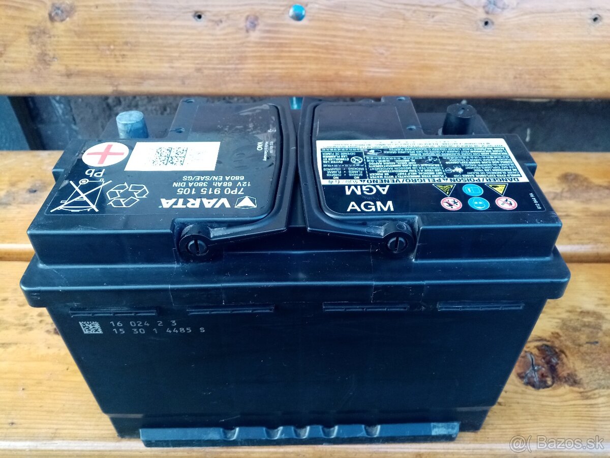 AUTOBATÉRIA - AKUMULÁTOR - Baterka ..12v - 4