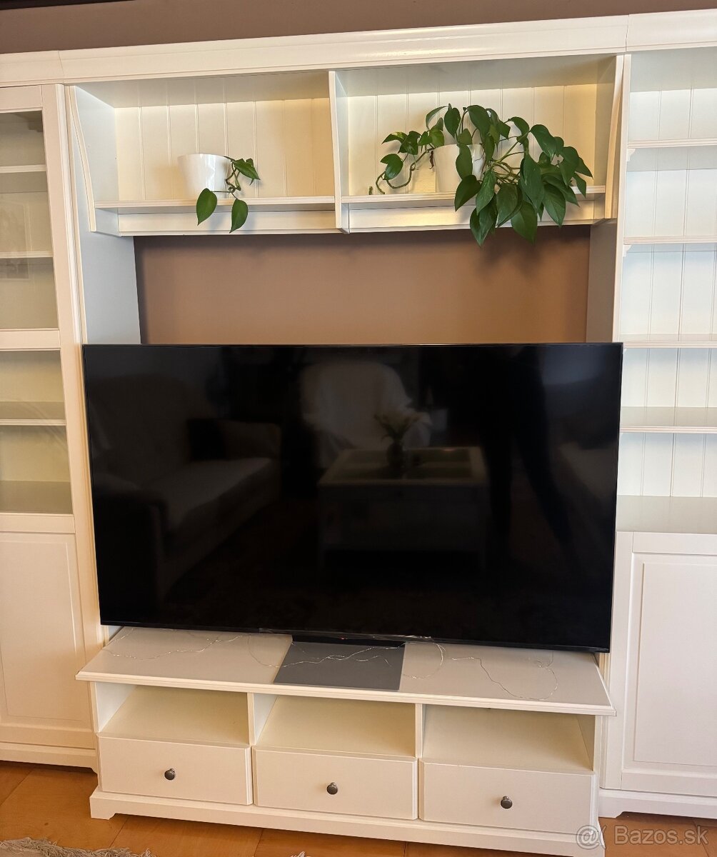Obývacia stena biela, ikea - 4
