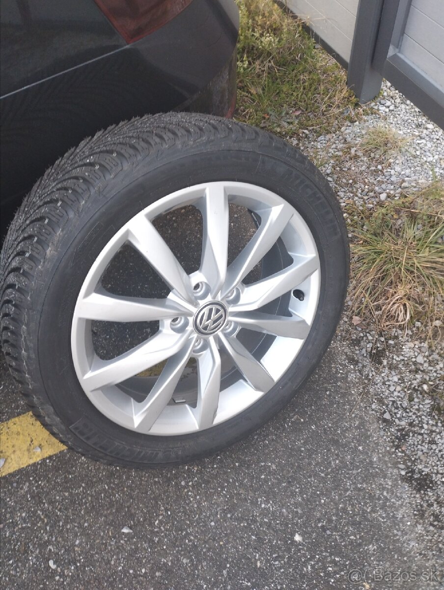Sada zimné pneumatiky originál Volkswagen 205/50 R17 ET 48 - 4