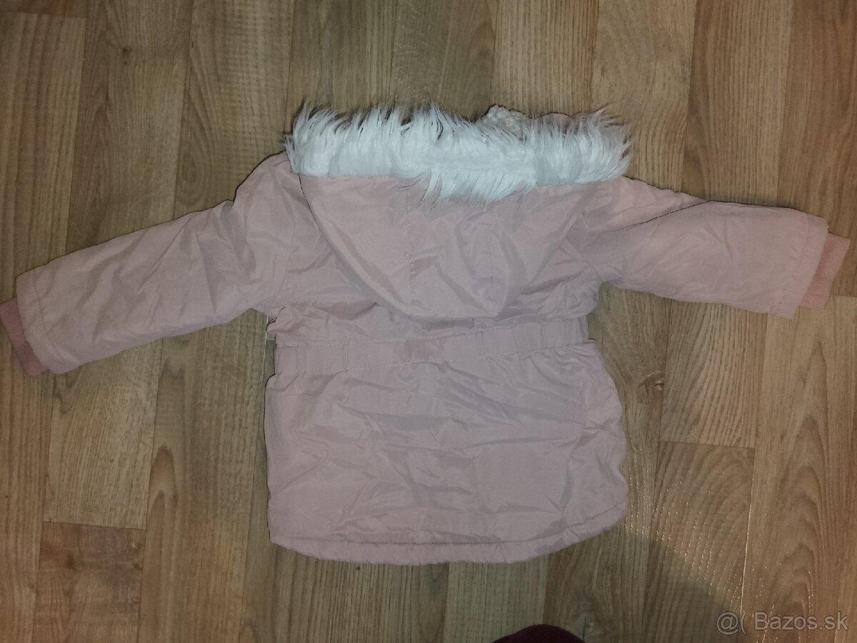 Zimné bundy pre dievčatko 86/92 - 4