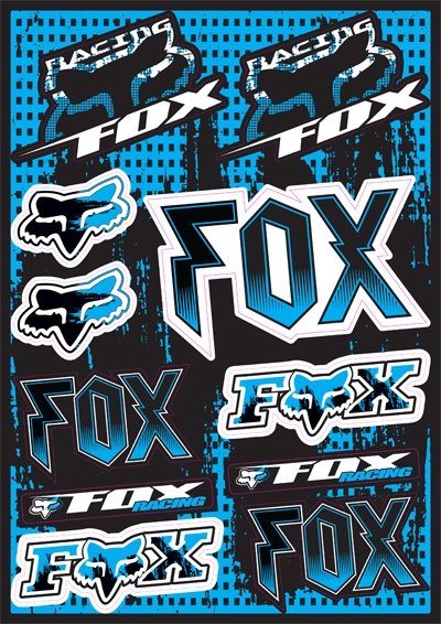 Predám nálepky Fox - 4
