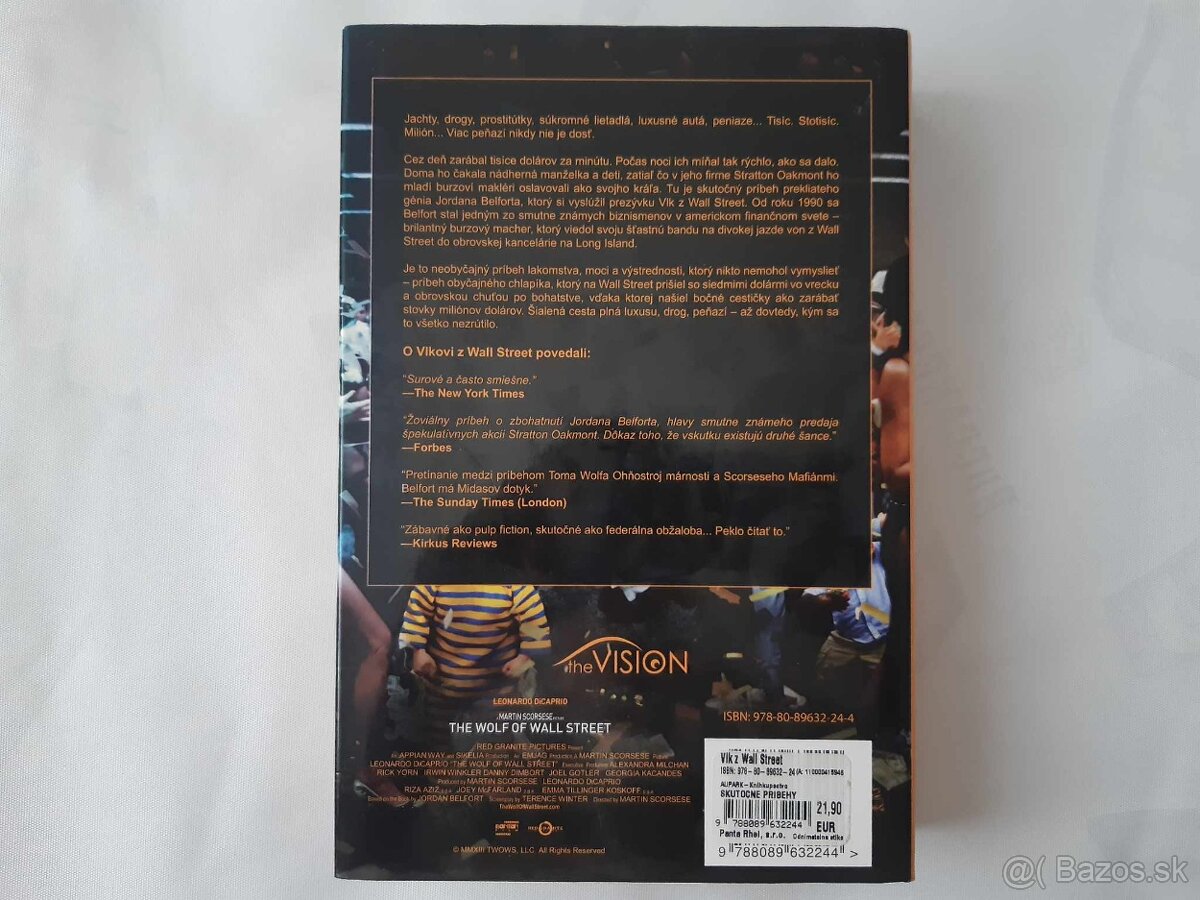 Kniha Vlk z Wall Street Jordan Belfort - 4