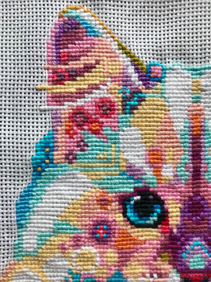 Výšivaný obraz Sibírska mačka - 4