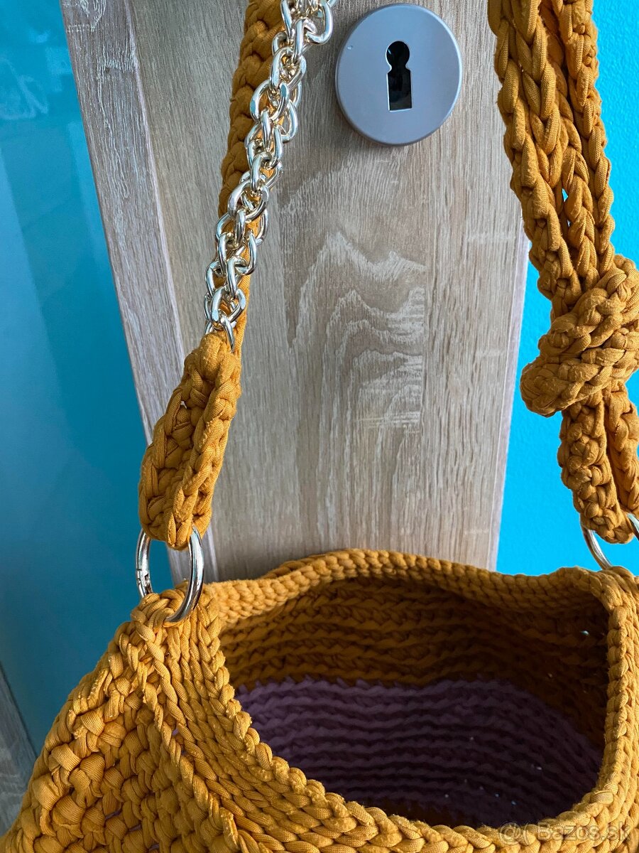 Háčkovaná kabelka - 4