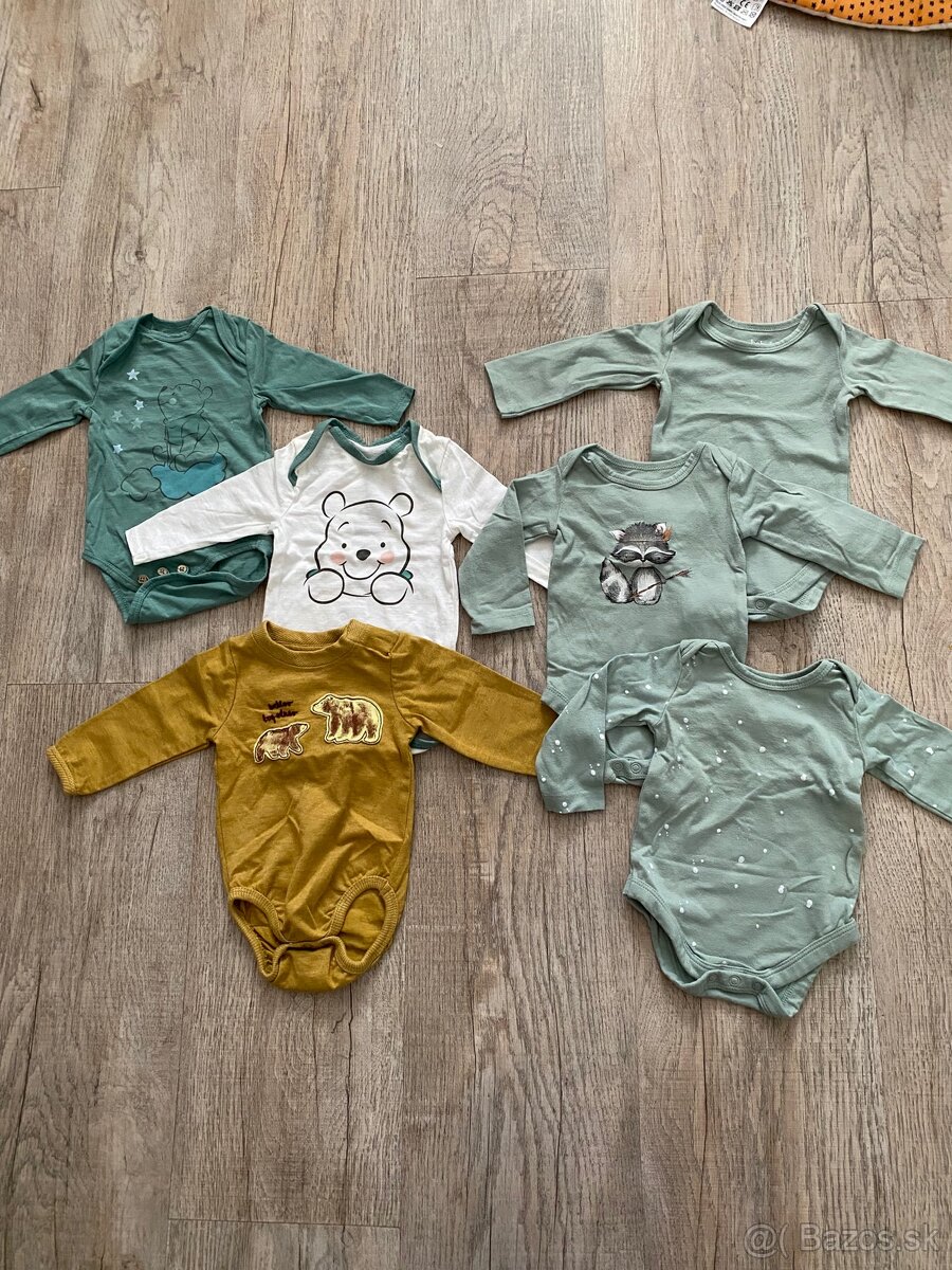 Chlapčenské detské body, legíny, tepláky veľ. 56 - 4