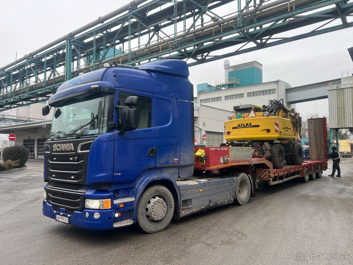 Preprava strojov podvalníkom , preprava materiálov - 4