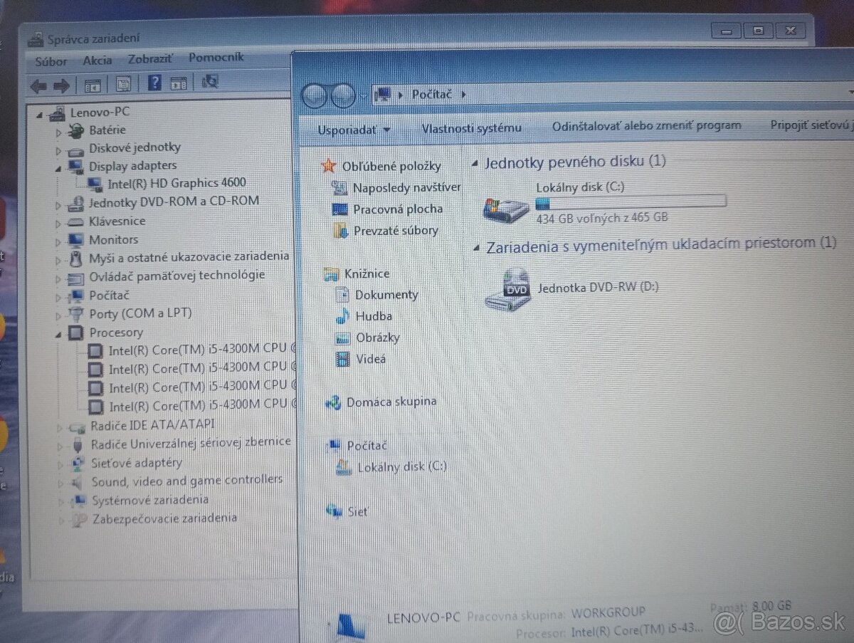 Lenovo Thinkpad T440p , Intel core i5 , 8gb ram , WIN 7 - 4