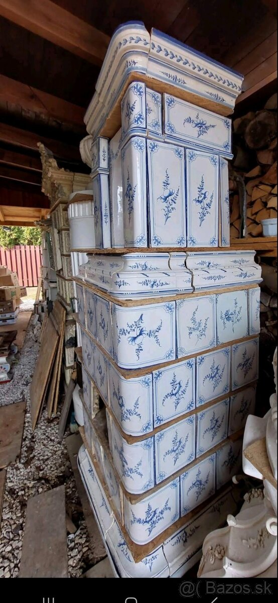 Kachlova pec starozitná - 4